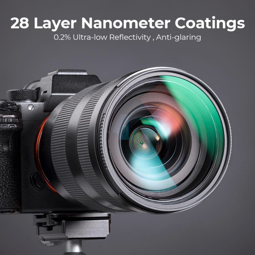 K&F Concept 52mm MCUV Filter Multi-Layer Coatings HD/Hydrophobic/Scratch Resistant/Ultra-Slim Nano-X Series KF01.984 - 6